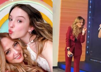 Andrea Legarreta se emociona hasta las lágrimas con la presentación de su hija Mía