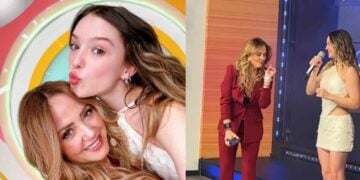Andrea Legarreta se emociona hasta las lágrimas con la presentación de su hija Mía