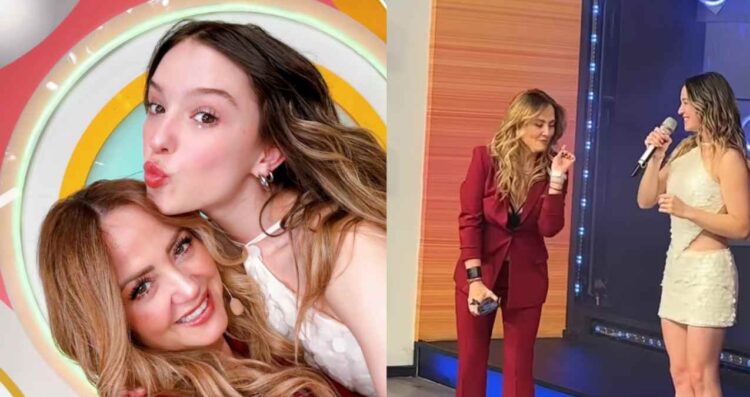 Andrea Legarreta se emociona hasta las lágrimas con la presentación de su hija Mía