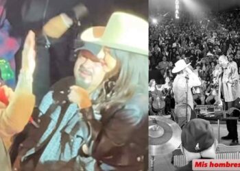 Ángela Aguilar presume a Christian Nodal y a su padre en redes sociales