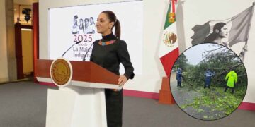 Anuncia Claudia Sheinbaum visita a Oaxaca tras paso el huracán “Erick”