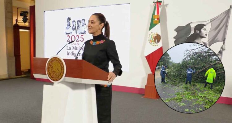 Anuncia Claudia Sheinbaum visita a Oaxaca tras paso el huracán “Erick”