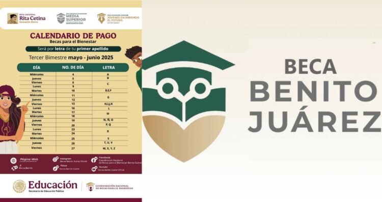 Así quedó el calendario oficial de pagos de la Beca Benito Juárez 2025 del bimestre mayo-junio