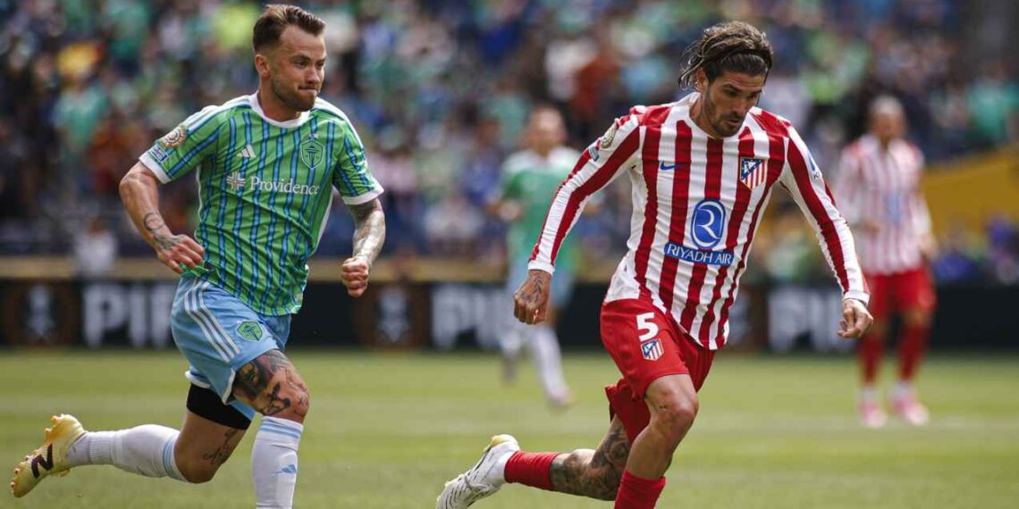 Atlético de Madrid vence 3-1 a Seattle Sounders con doblete de Barrios