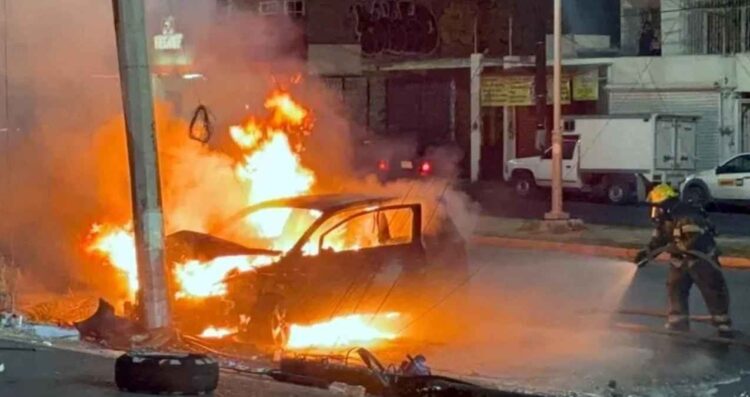 fuerte choque Monterrey