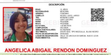 Autoridades buscan a una joven que desapareció en García, Nuevo León