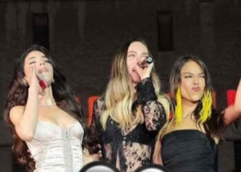 Belinda dedica unas tiernas palabras a Danna Paola y Kenia Os en el lanzamiento de su disco “Indómita”