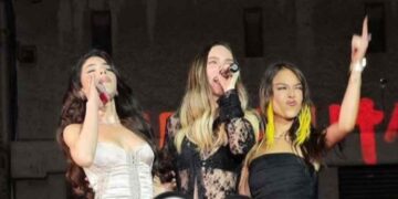 Belinda dedica unas tiernas palabras a Danna Paola y Kenia Os en el lanzamiento de su disco “Indómita”