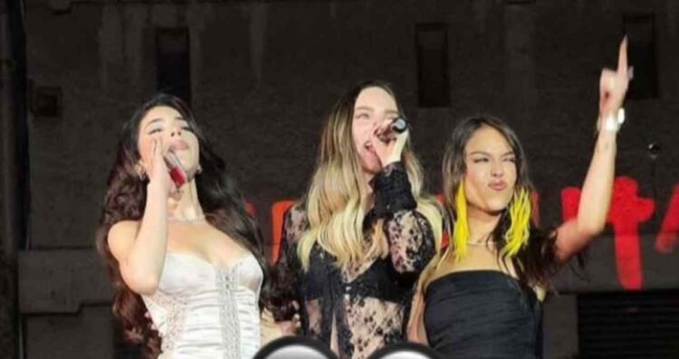 Belinda dedica unas tiernas palabras a Danna Paola y Kenia Os en el lanzamiento de su disco “Indómita”