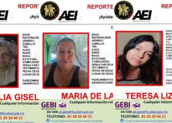 Buscan a 3 mujeres que desaparecieron cuando viajaban sobre la carretera Monterrey-Reynosa