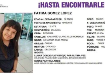 Buscan a Fátima Gómez, niña de 12 años desaparecida en Nezahualcóyotl