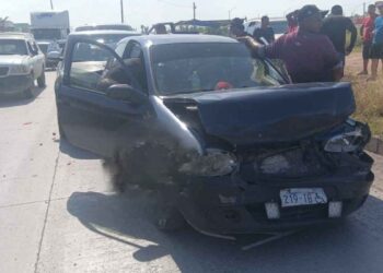 carambola vehicular Arrayán Reynosa