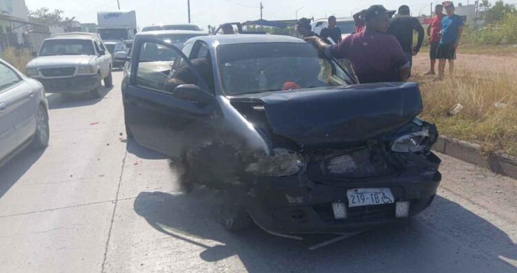 carambola vehicular Arrayán Reynosa