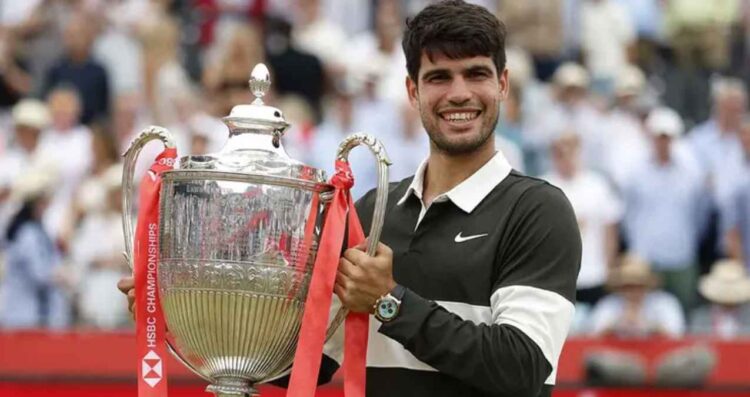 Carlos Alcaraz gana el torneo de Queen’s y llega encendido a Wimbledon