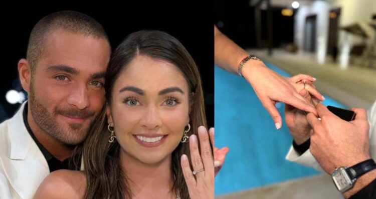 Carlos Said se compromete con Claudia Martín en emotivo momento