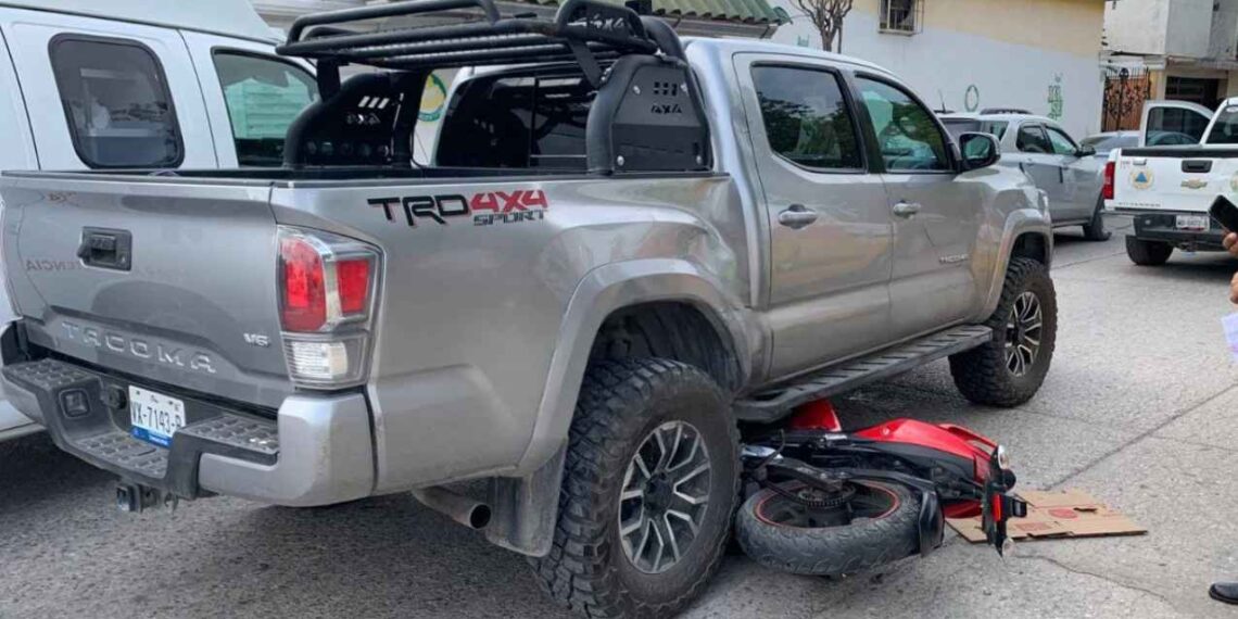 Choque estudiante herido Mante