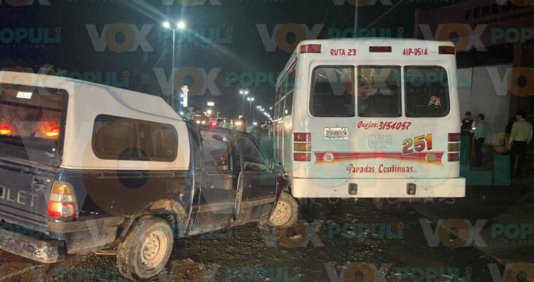 Choque múltiple en Ciudad Victoria, Tamaulipas, deja un lesionado y tres vehículos dañados
