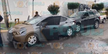 Choque por alcance en Ciudad Victoria, Tamaulipas, deja una mujer herida y caos vial