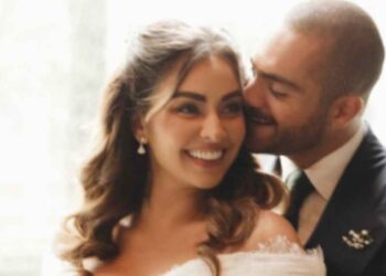 Claudia Martín y Carlos Said se casan en íntima boda tras medio año de novios