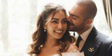 Claudia Martín y Carlos Said se casan en íntima boda tras medio año de novios