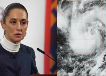 Claudia Sheinbaum alerta por tormenta tropical 'Erick'; podría convertirse en huracán categoría 2