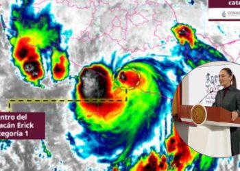 Claudia Sheinbaum lanza mensaje tras impacto del Huracán Erick: ¿Qué dijo?