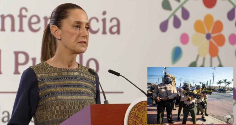 Claudia Sheinbaum pide al Gobierno de Estados Unidos reforma migratoria integral tras redadas en Los Ángeles