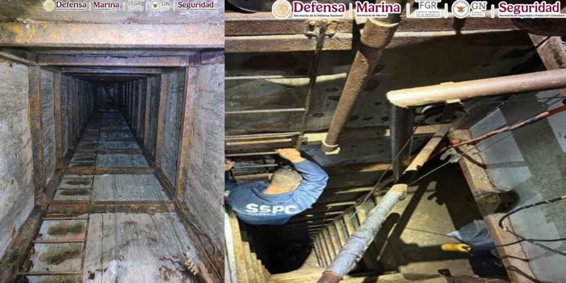 Clausuran túnel que cruzaba desde Tijuana hasta San Diego, California