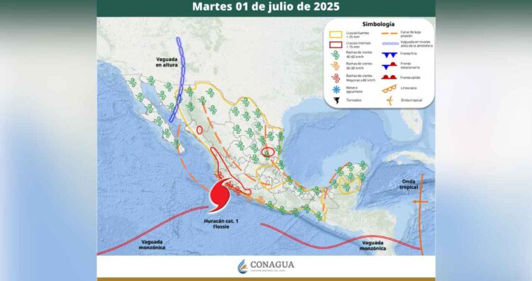 Clima 1 de junio en México