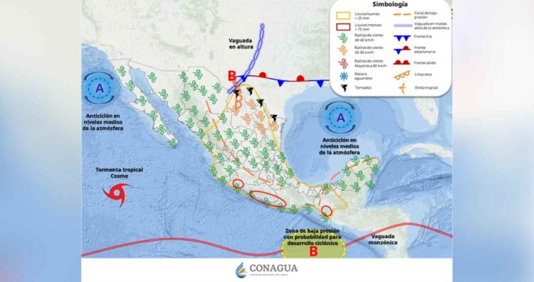 Clima 11 de junio en México