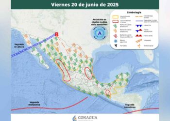 Clima 20 junio México
