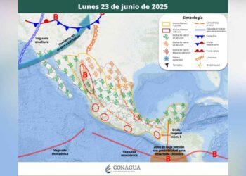 Clima 23 junio México