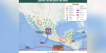 Clima 26 junio México