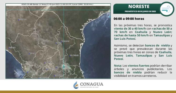 Clima 5 de junio: ¿Continuarán las altas temperaturas o lloverá en Tamaulipas?