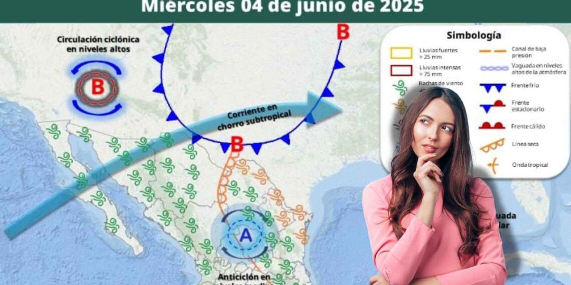 Clima México 4 junio