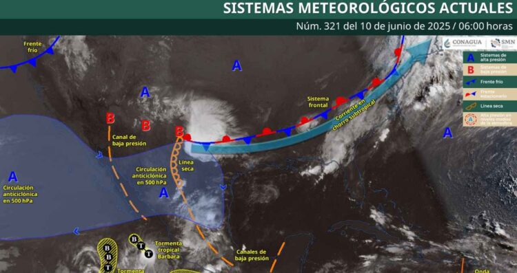 Clima en México para el 10 de junio: ¿Dónde afectará el ingreso de una nueva onda tropical?