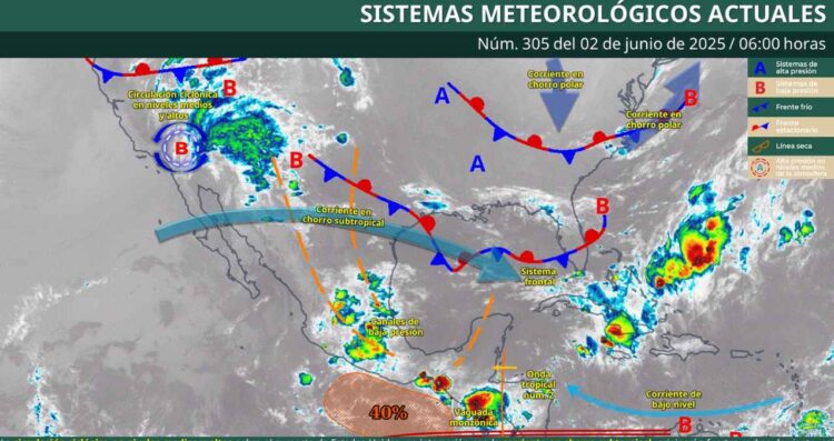 Clima en México ¿Se esperan chubascos o altas temperaturas este lunes 2 de junio?