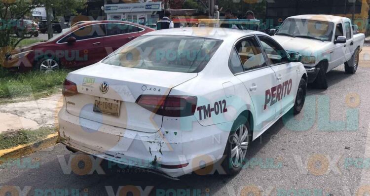 Conductor cambia de carril sin precaución y provoca choque en Ciudad Victoria, Tamaulipas
