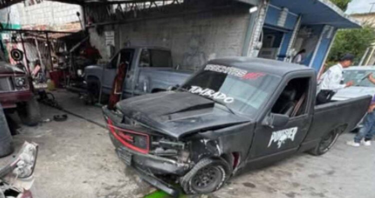Conductora en estado de ebriedad provoca carambola en pleno centro de Matamoros, Tamaulipas