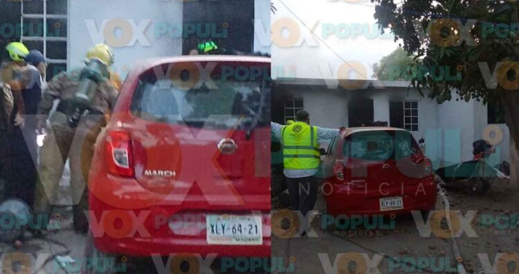 Corto circuito desata incendio en vivienda de Ciudad Madero, Tamaulipas