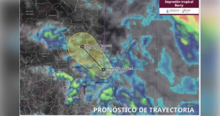 Depresión Tropical 'Barry'