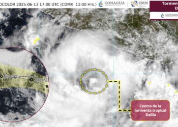 Depresión Tropical Cuatro-E evoluciona a Tormenta Tropical Dalila: ¿Dónde se encuentra ubicada?