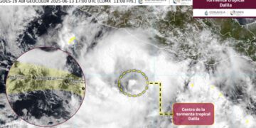 Depresión Tropical Cuatro-E evoluciona a Tormenta Tropical Dalila: ¿Dónde se encuentra ubicada?