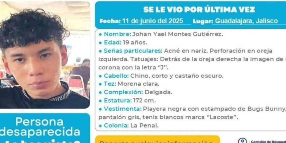 Desaparece joven en Guadalajara tras acudir a cita de trabajo