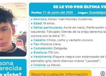 Desaparece joven en Guadalajara tras acudir a cita de trabajo