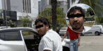 Ciclista y conductor se enfrentan a golpes en plena calle de Guadalajara