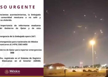 Embajada de México en Qatar solicita a la comunidad mexicana resguardarse tras el reciente ataque de Irán