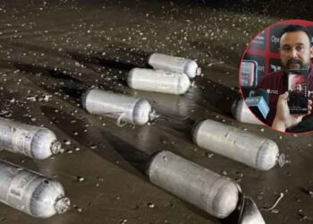 Evalúan posible demanda ambiental por caída de restos de cohete de SpaceX en playa Bagdad de Matamoros, Tamaulipas