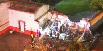Explosión en iglesia de Tlaxcala deja 8 heridos y daño a monumento histórico