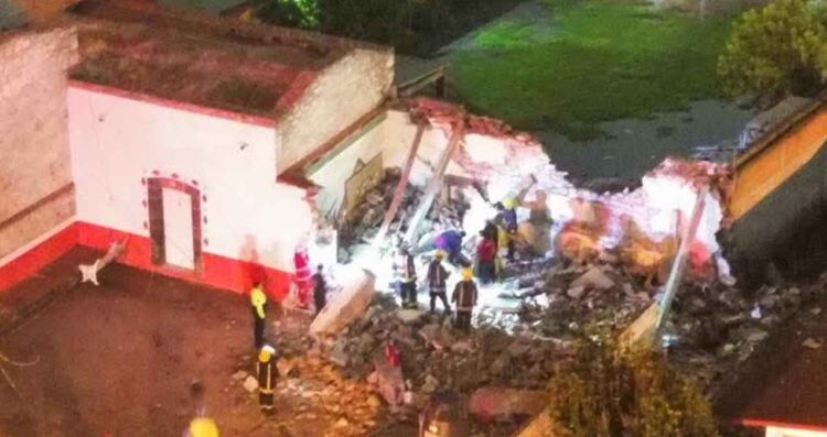 Explosión en iglesia de Tlaxcala deja 8 heridos y daño a monumento histórico